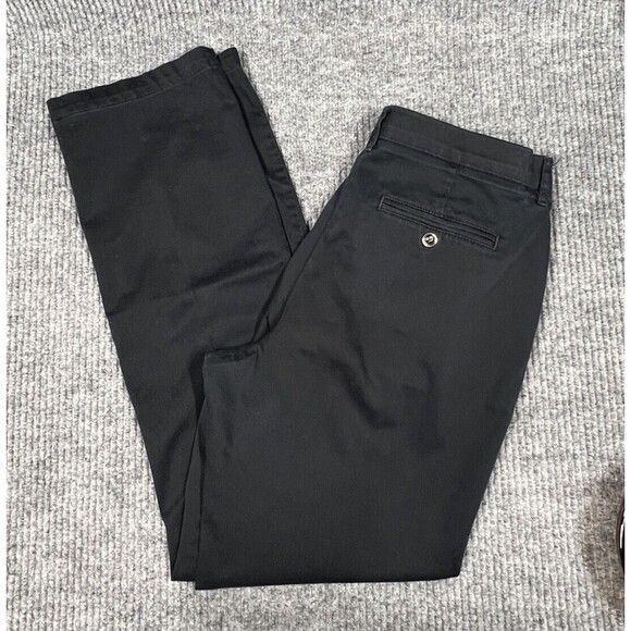 Lee Total Freedom‎ Pant Men 12L (34x32) Black Chino Casual Straight Leg Work - Picture 1 of 15